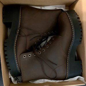 Dr. Martins- Shriver Hi in Dark Brown